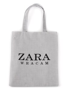 Fabric bag with the inscription gray Shelvt