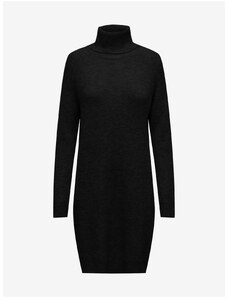 Černé dámské žíhané svetrové šaty ONLY Silly - Dámské