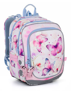 Lehoučký batoh s motýly Topgal ENDY 24002