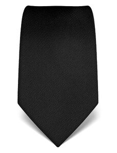 Černá kravata Vincenzo Boretti 21973 - jednobarevná
