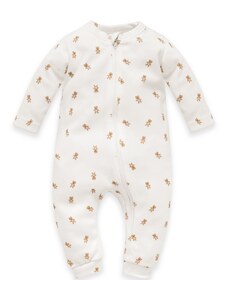 Pinokio Kids's Lovely Day Beige Zipped Overall Feet