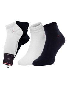 Tommy Hilfiger Woman's 2Pack Socks 342025001 300-322 White/Navy Blue