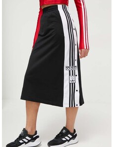Sukně adidas Originals černá barva, mini, IU2527
