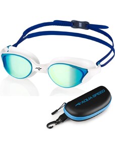 AQUA SPEED Unisex's Swimming Goggles Vortex Mirror&Case Pattern 51