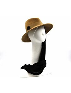 Luxusní klobouk z králičí plsti - Marone