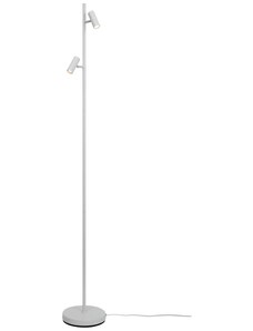 Nordlux Bílá kovová stojací lampa Omari 141 cm