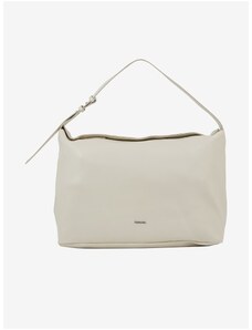 Béžová dámská kabelka Calvin Klein Elevated Soft Shoulder Bag - Dámské