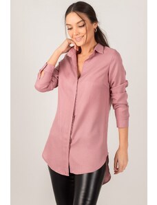 armonika Women's Dusty Rose Tunic Shirt