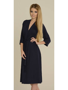 Bathrobe De Lafense 892 Visa long 3XL-4XL women's navy blue 042