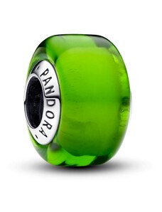 PANDORA minipřívěsek Zelené sklo Murano