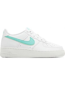 Nike Air Force 1 White Emerald Rise GS