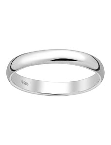SYLVIENE Stříbrný prsten kroužek 3 mm