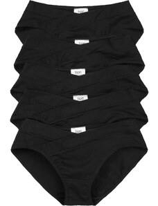 bonprix Kalhotky (5 ks v balení) Černá
