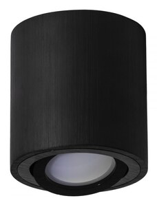 KOBI Podhledové bodové svítidlo B7094 výklopné, kruhové - černá + patice GU10