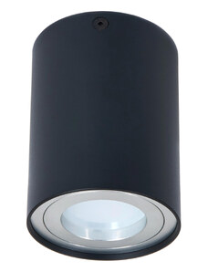 BERGE Podhledové bodové svítidlo OS200-CPA nevýklopné - kruhové - černo stříbrná + patice GU10