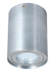 BERGE Podhledové bodové svítidlo OS200-SS nevýklopné - kruhové - stříbrná + patice GU10