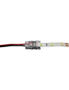 BERGE Spojka pro LED pásky (kabel - pásek) 10mm RGB FIX