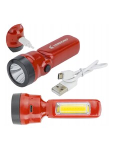 CHINEX LED dobíjecí svítilna USB + kabel 2v1