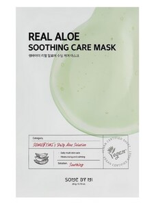 SOME BY MI - REAL ALOE SOOTHING CARE MASK - Zklidňující pleťová maska 20 g