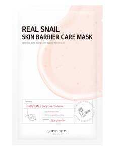 SOME BY MI - REAL SNAIL SKIN BARRIER CARE MASK - Regenerační pleťová maska s mucinem 20 g