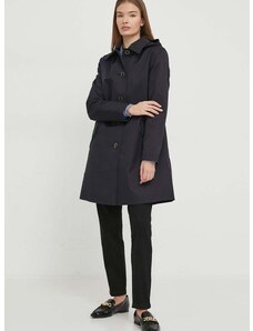 Kabát Lauren Ralph Lauren dámský, tmavomodrá barva, přechodný, 297936855