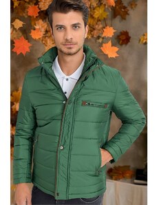 M8625 DEWBERRY MEN'S COAT-PLAIN GREEN