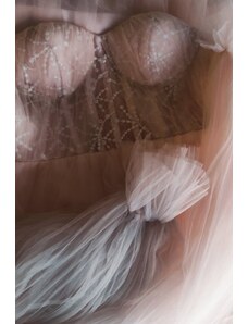 Donna Bridal boho svatební, plesové, družičkové šaty - sundávací rukávy