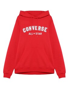 Converse Classic Fit ALL STAR Center Hoodie / Červená / S