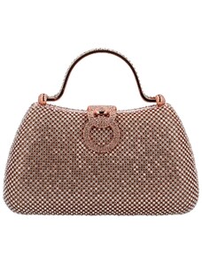 Luxusní dámská kabelka do ruky MOON Keisha, růžová