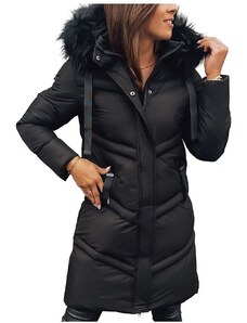 černá dlouhá zimní bunda salis
