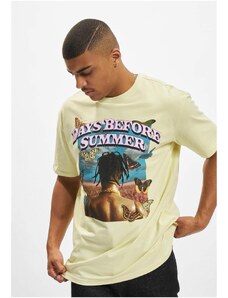 MT Upscale Pánské tričko Days Before Summer Oversize - žluté