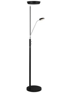 Černá kovová stojací lampa Halo Design Vegas Combi 180 cm