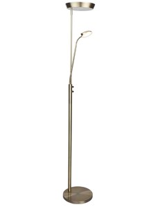 Zlatá kovová stojací lampa Halo Design Vegas Combi 180 cm