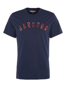 Barbour Tričko 'Ancroft' námořnická modř / červená / bílá