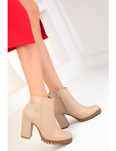 Soho Women's Nude Boots & Bootie 18688