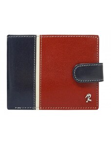 Pánská kožená peněženka Rovicky 324L-RBA-D -modrá,červená