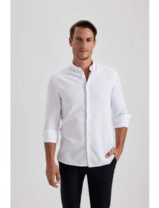 DEFACTO Modern Fit Shirt Collar Long Sleeve Shirt