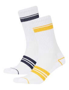 DEFACTO Men 2 Piece Cotton Towel Sports Socks