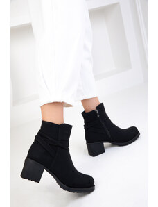 Soho Black Matte Women's Boots & Bootie 18710