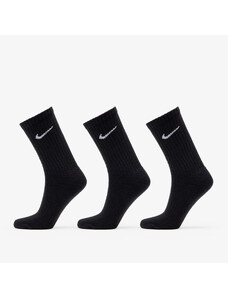 Pánské ponožky Nike 3-Pack Cushioned Crew Socks Black