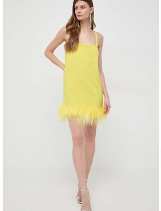 Šaty Pinko žlutá barva, mini, 102949.A1RJ