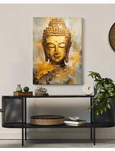 Žlutý obraz Buddha