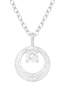 Šperkovní stříbro 925 náhrdelníky s kameny KULATÝ