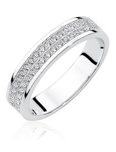 Stříbrný prsten se zirkony Z1569A - 50 | EU-10 | UK-K | USA-5,5