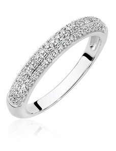 Stříbrný prsten se zirkony Z1553A - 50 | EU-10 | UK-K | USA-5,5