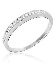 Stříbrný prsten se zirkony Z0425 - 56 | EU-16 | UK-O | USA-8