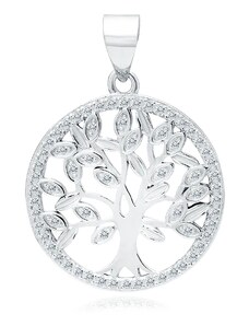 Luxusní Stříbrný Přívěsek Strom Života