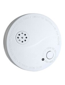 solight Detektor kouře + alarm, 85dB, bílý + 9V baterie