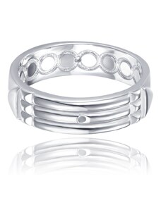 MINET Stříbrný prsten Altantis vel. 54 JMAN0524SR54