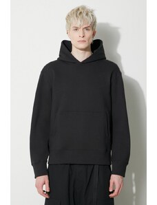 Bavlněná mikina adidas Originals Contempo French Terry Hoodie pánská, černá barva, s kapucí, hladká, HK2937